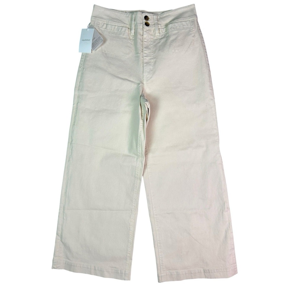 Unpublished Gemma - Cropped Wide Leg Jeans Women's Size 27 27x25 NWT